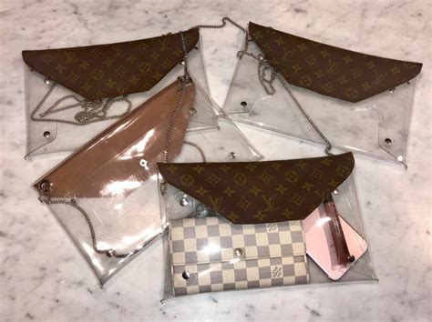 louis vuitton clear plastic bag|vintage Louis Vuitton clear bag.